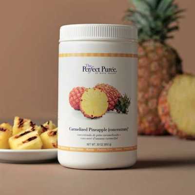 Smoothie Carmelized Pineapple Perfect Puree 6/30oz