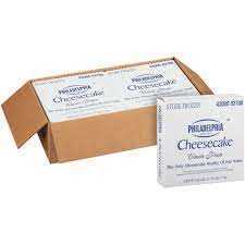 Philadelphia Cheesecake 9" 16 slice 4/60oz