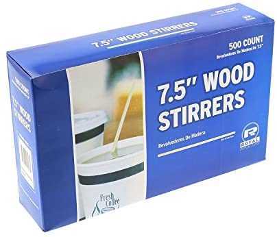 STIRRER COFFEE 7.5" WOOD 1000CT