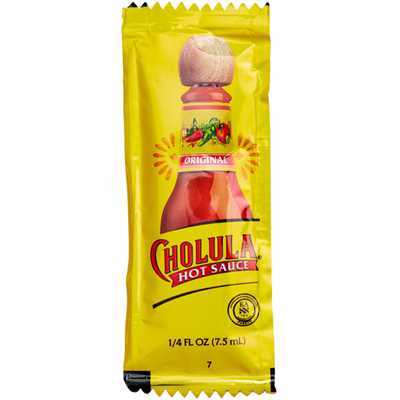 PC CHOLULA HOT SAUCE 1/200CT