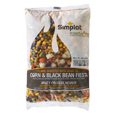 Corn & Black Beans Roasted Simplot 6/2.5lb