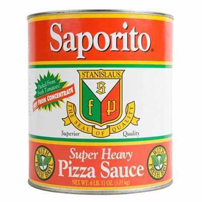 Saporito Pizza Sauce 1#10 CAN