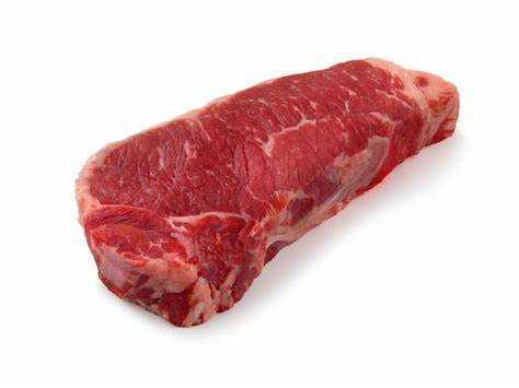 Beef Striploin BNLS Steak Frozen 27/6oz