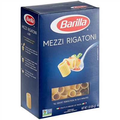 Pasta Mezzi Rigatoni Barilla 12/16oz