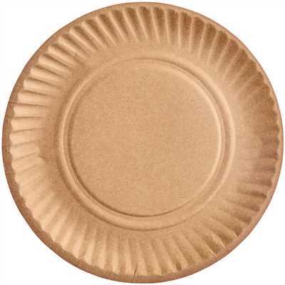 Plate Paper 9Inch Kraft 1/1000CT