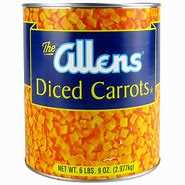 Diced Carrots 6#10