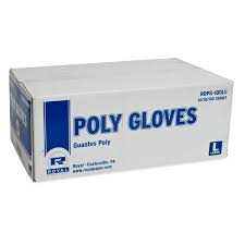 Poly Gloves Dispoz  LG 10/100ct