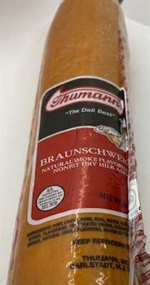 Thumann Smoked liverwurst 1/2