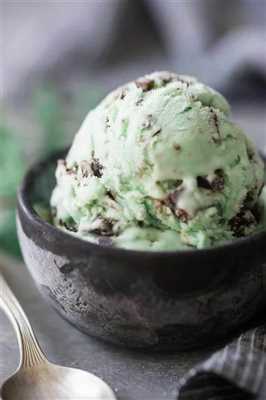 Ice Cream Mint Choc Chip Bulk 1/3 gal